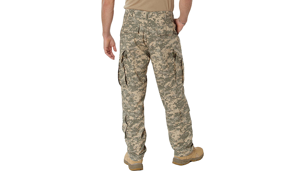 Rothco Camo Combat Uniform Pants, ACU Digital Camo, S, 5755-S
