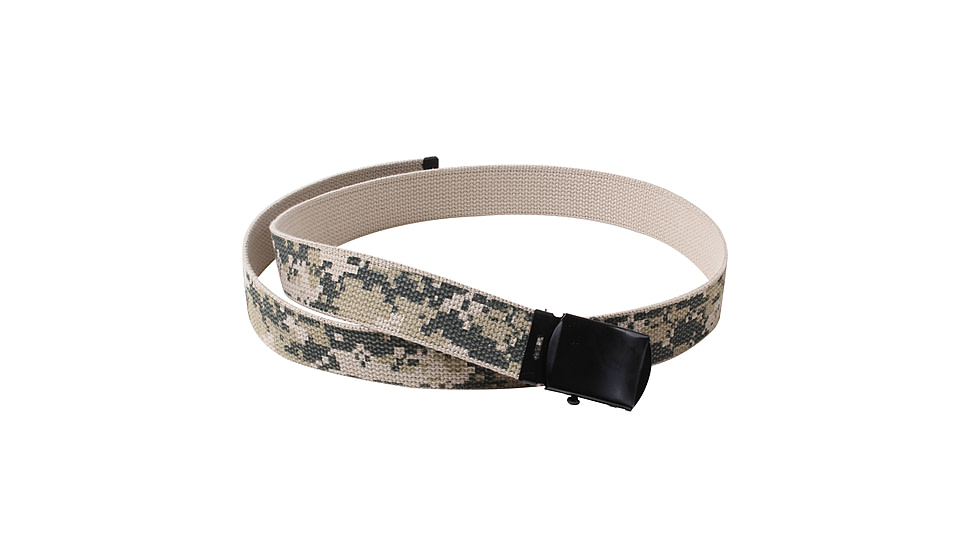 Rothco Camo Reversible Web Belt, ACU Digital / Khaki, 54, 4281-ACUDigitalKhaki-54Inches