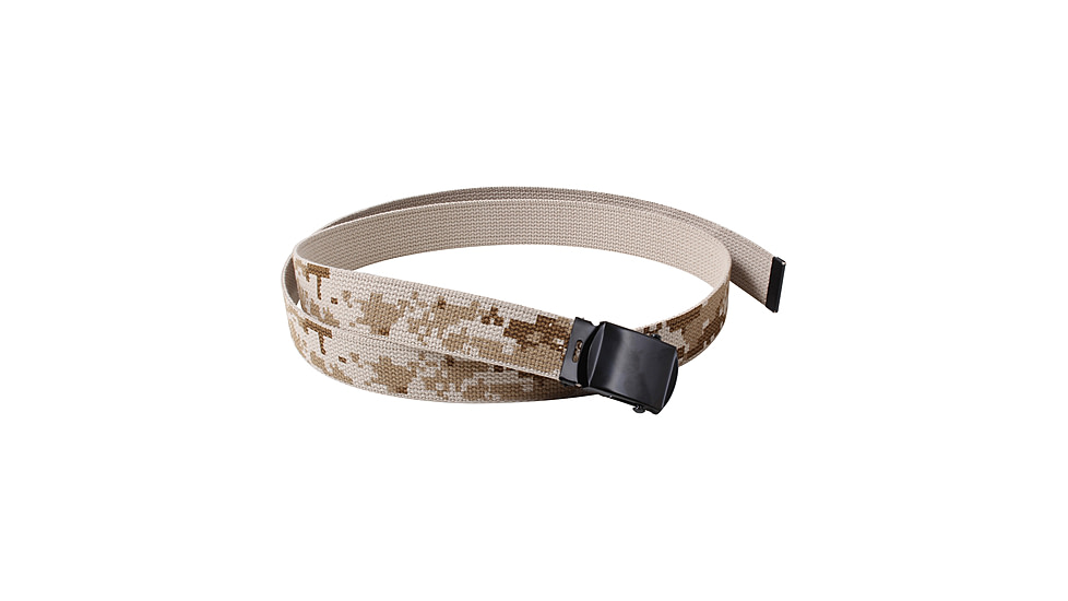 Rothco Camo Reversible Web Belt, Desert Digital / Tan, 54, 4682-DesertDigitalTan-54Inches