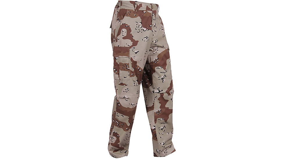 Rothco Camo Tactical BDU Pants - Mens, 6-Color Desert Camo, Medium, 8835-6-ColorDesertCamo-M