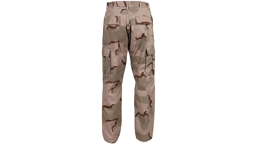 Rothco Camo Tactical BDU Pants - Mens, Tri-Color Desert Camo, Small, 8965-Tri-ColorDesertCamo-S