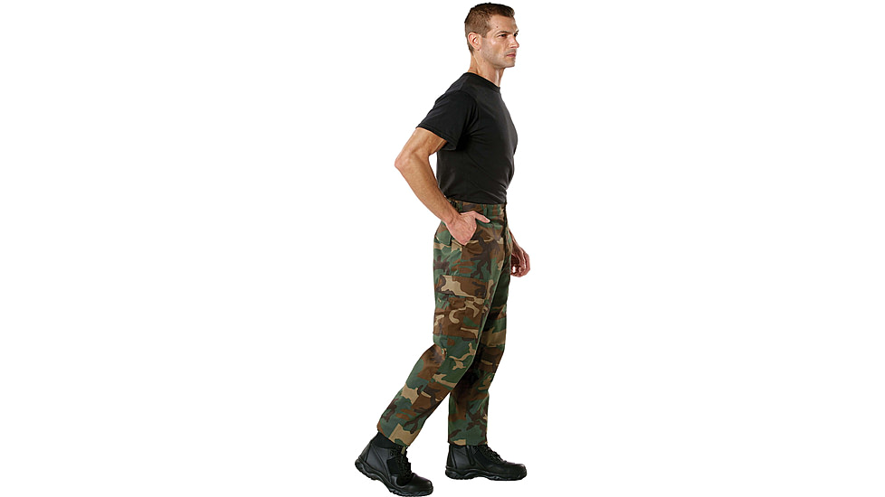 Rothco Camo Tactical BDU Pants - Mens, Woodland Camo, 7XL, 63- 66in Waist, 78460-WoodlandCamo-7XL63-66Waist