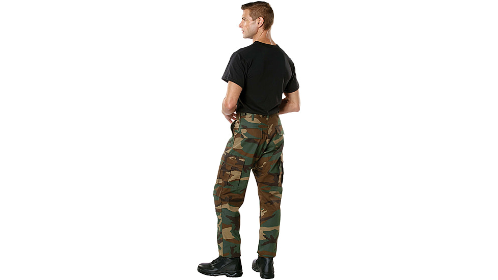 Rothco Camo Tactical BDU Pants - Mens, Woodland Camo, 7XL, 63- 66in Waist, 78460-WoodlandCamo-7XL63-66Waist