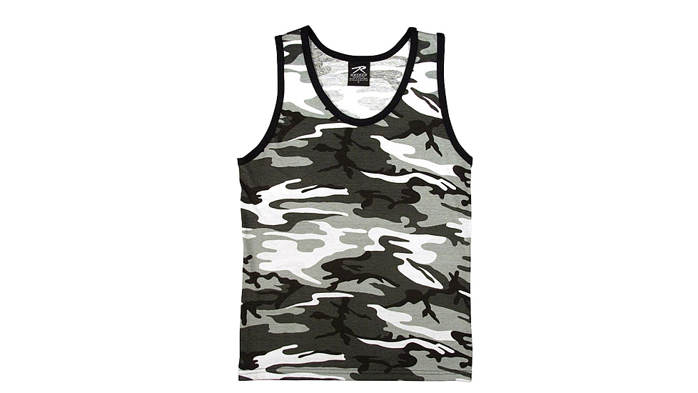 Rothco Camo Tank Top, City Camo, M, 6601-CityCamo-M