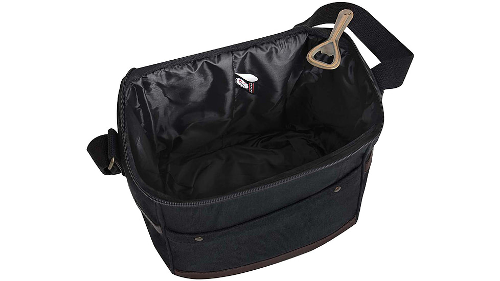 Rothco Canvas Insulated Cooler Bag, Black, 2609-Black