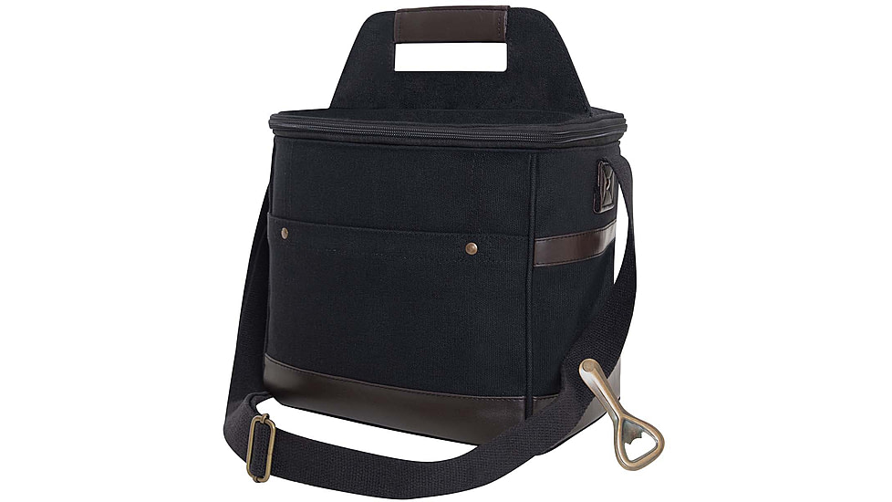 Rothco Canvas Insulated Cooler Bag, Black, 2609-Black