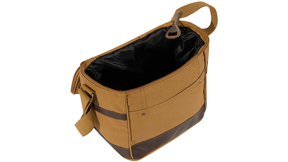 Rothco Canvas Insulated Cooler Bag, Coyote Brown, 26080-CoyoteBrown