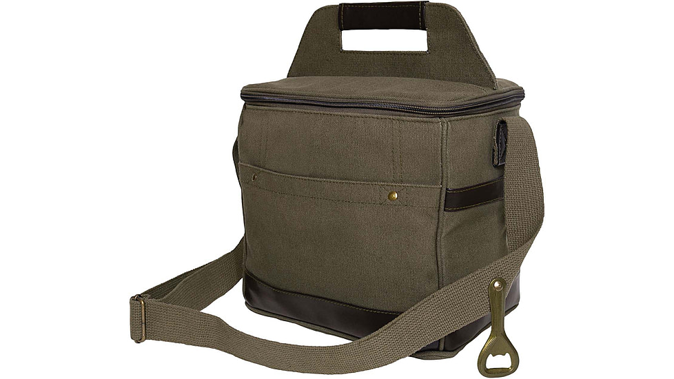 Rothco Canvas Insulated Cooler Bag, Olive Drab, 2608-OliveDrab