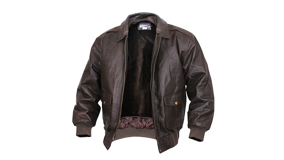 Rothco Classic A-2 Leather Flight Jacket, M, 7577-M