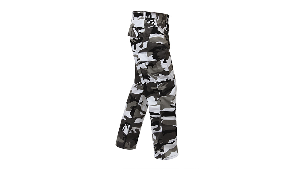 Rothco Color Camo Tactical BDU Pants - Mens, City Camo, Small, Long, 7884-CityCamo-S-Long27-31Waist3212-3512Length