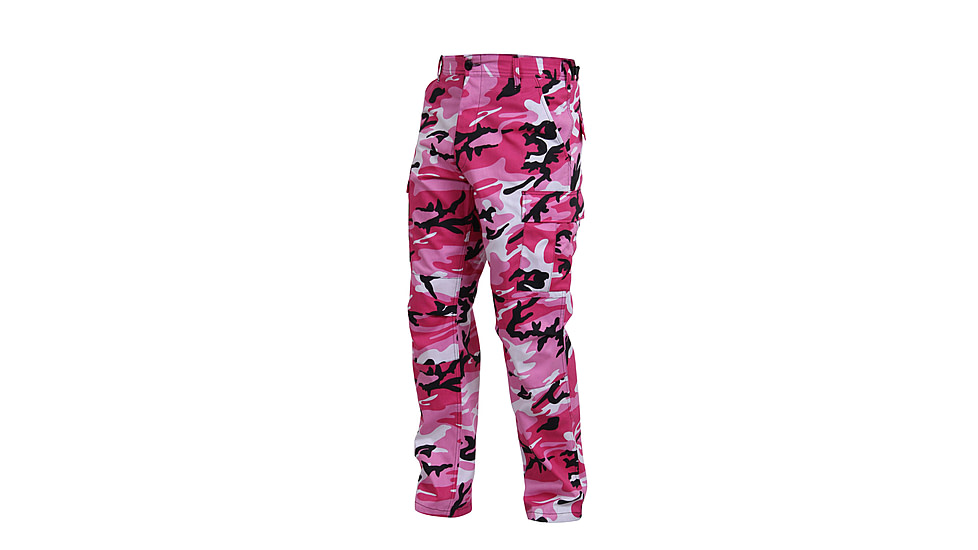 Rothco Color Camo Tactical BDU Pants - Mens, Pink Camo, Small, 8670-PinkCamo-S27-31Waist