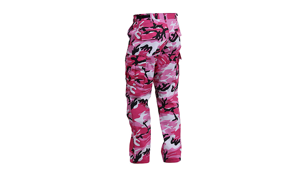 Rothco Color Camo Tactical BDU Pants - Mens, Pink Camo, Small, 8670-PinkCamo-S27-31Waist