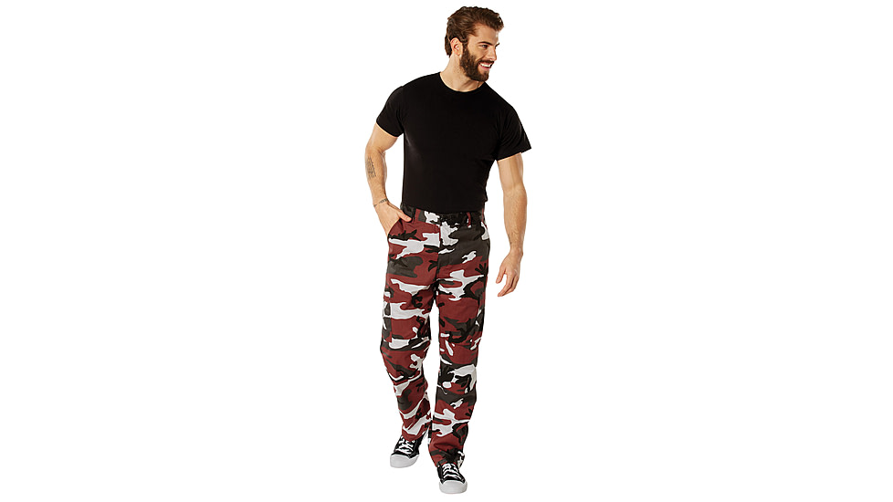 Rothco Color Camo Tactical BDU Pants - Mens, Red Camo, 4XL, 79180-RedCamo-4XL