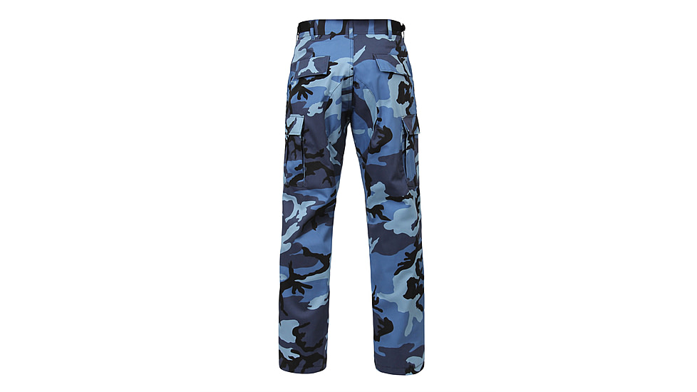 Rothco Color Camo Tactical BDU Pants - Mens, Sky Blue Camo, Extra Small, 7882-SkyBlueCamo-XS23-27Waist