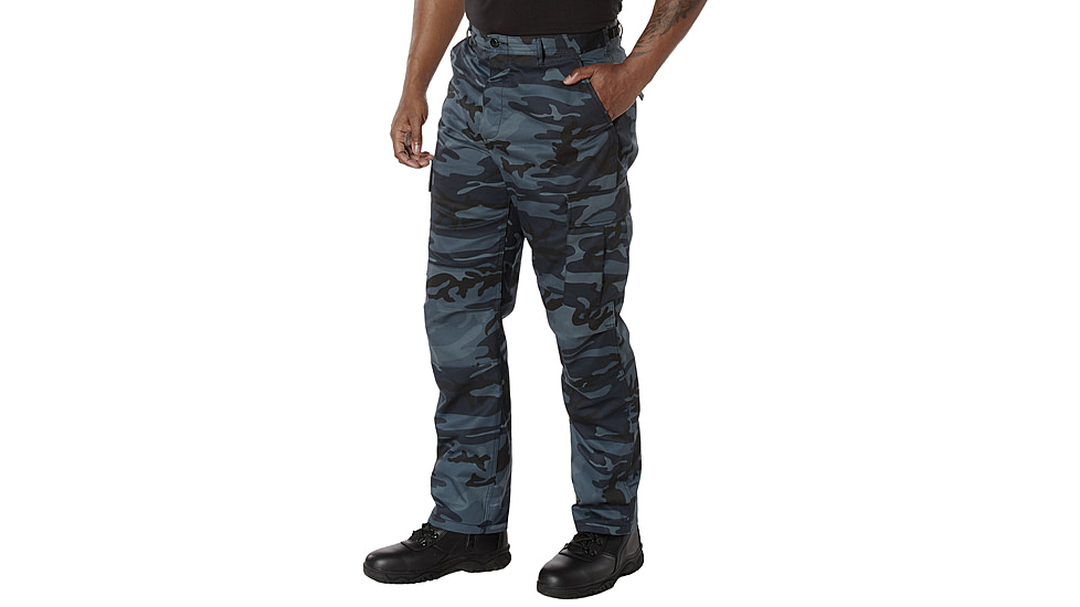 Rothco Color Camo Tactical BDU Pants - Mens, 2XL, Long, Midnight Blue Camo, 4713-MidnightBlueCamo-2XL43-47Waist