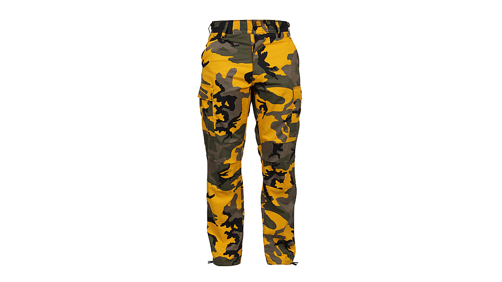 Rothco Color Camo Tactical BDU Pants - Mens, Stinger Yellow Camo, Extra Small, 8875-StingerYellowCamo-XS23-27Waist