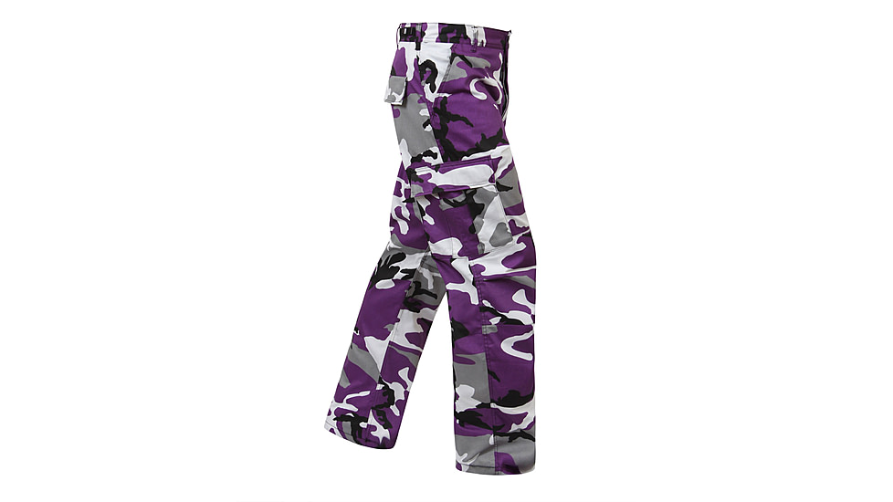 Rothco Color Camo Tactical BDU Pants - Mens, Ultra Violet Camo, XS, 7925-XS