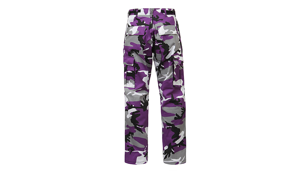 Rothco Color Camo Tactical BDU Pants - Mens, Ultra Violet Camo, XS, 7925-XS
