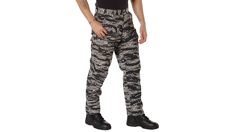Rothco Color Camo Tactical BDU Pants - Mens, Urban Tiger Stripe Camo, Extra Small, 8862-UrbanTigerStripeCamo-XS23-27Waist