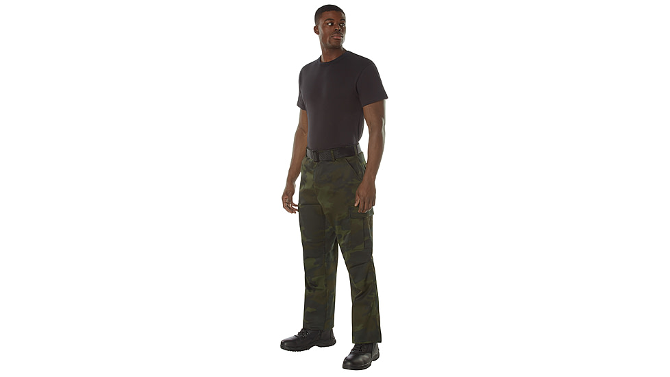 Rothco Color Camo Tactical BDU Pants - Mens, XL 39in-43in Waist, Camo, 12030-MidnightWoodlandCamo-XL39-43Waist