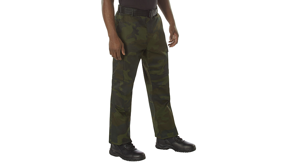 Rothco Color Camo Tactical BDU Pants - Mens, XL 39in-43in Waist, Camo, 12030-MidnightWoodlandCamo-XL39-43Waist