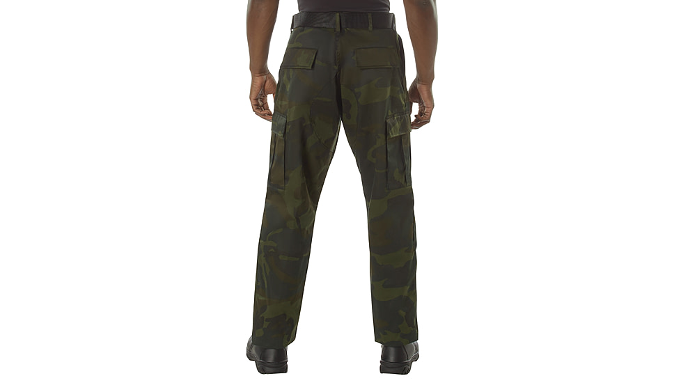 Rothco Color Camo Tactical BDU Pants - Men's, Midnight Woodland Camo, Extra Large, 12030-MidWoodCamo-XL39-43Waist