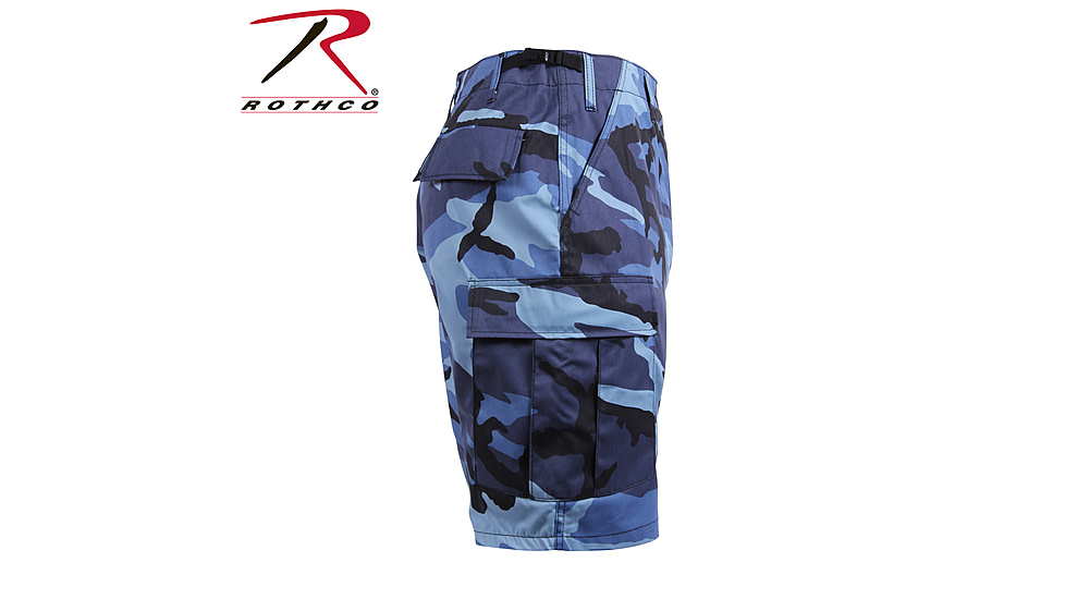Rothco Colored Camo BDU Shorts - Men's, Sky Blue Camo, Extra Small, 65218-SkyBlueCamo-XS