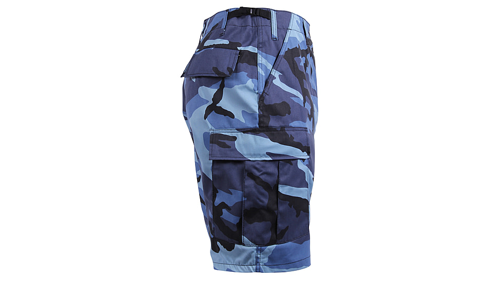 Rothco Colored Camo BDU Shorts - Men's, Sky Blue Camo, Extra Small, 65218-SkyBlueCamo-XS
