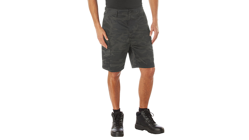 Rothco Colored Camo BDU Shorts - Mens, XL, Midnight Black Camo, 12022-MidnightBlackCamo-XL