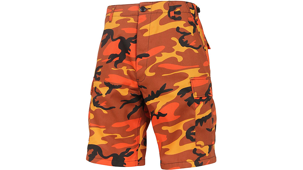 Rothco Colored Camo BDU Shorts, Savage Orange Camo, 2XL, 65005-SavageOrangeCamo-2XL