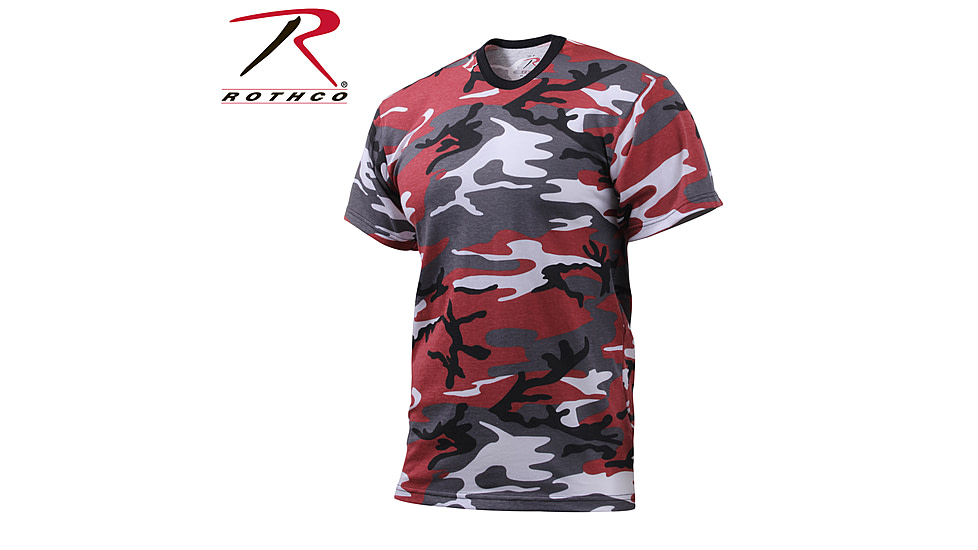 Rothco Camo T-Shirts, 6-Color Desert Camo, M, 6767-6-ColorDesertCamo-M