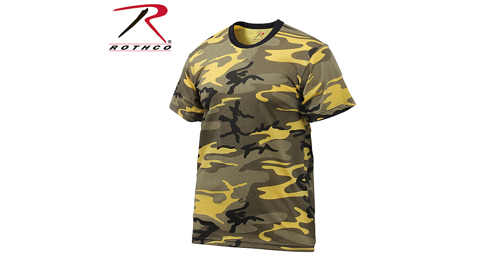 Rothco Camo T-Shirts, 6-Color Desert Camo, M, 6767-6-ColorDesertCamo-M