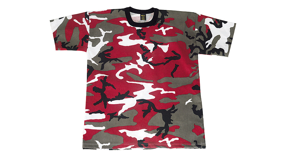 Rothco Camo T-Shirts, 6-Color Desert Camo, M, 6767-6-ColorDesertCamo-M