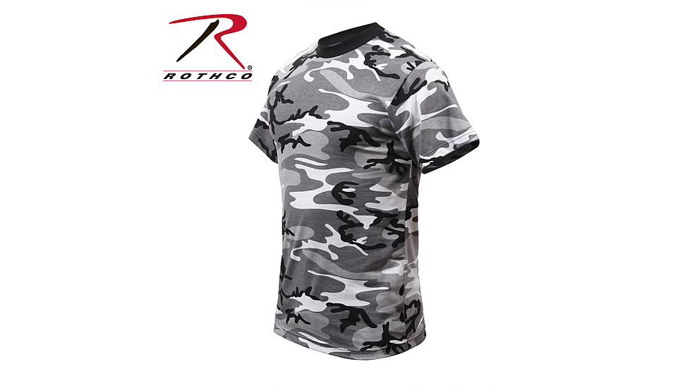 Rothco Camo T-Shirts, 6-Color Desert Camo, M, 6767-6-ColorDesertCamo-M