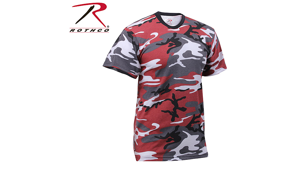 Rothco Camo T-Shirts, 6-Color Desert Camo, M, 6767-6-ColorDesertCamo-M