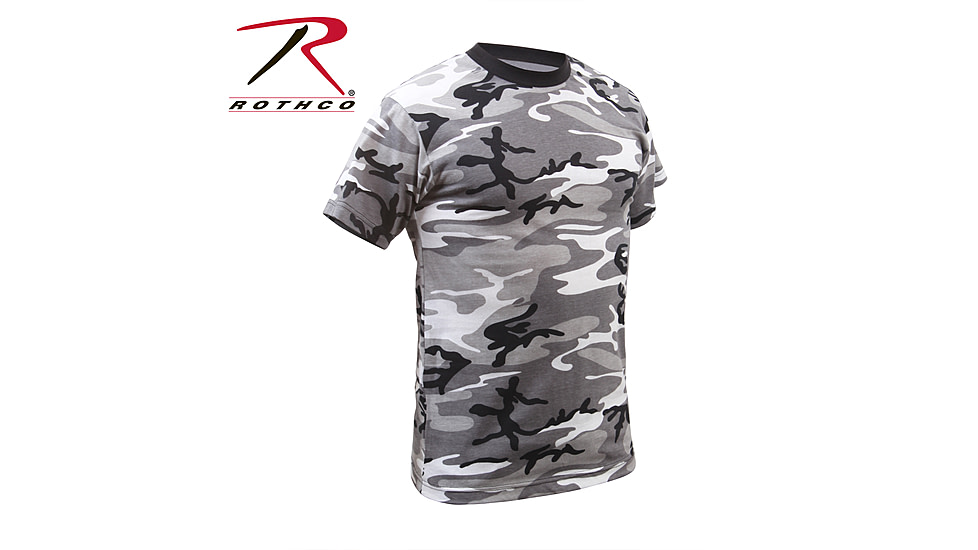 Rothco Camo T-Shirts, 6-Color Desert Camo, M, 6767-6-ColorDesertCamo-M