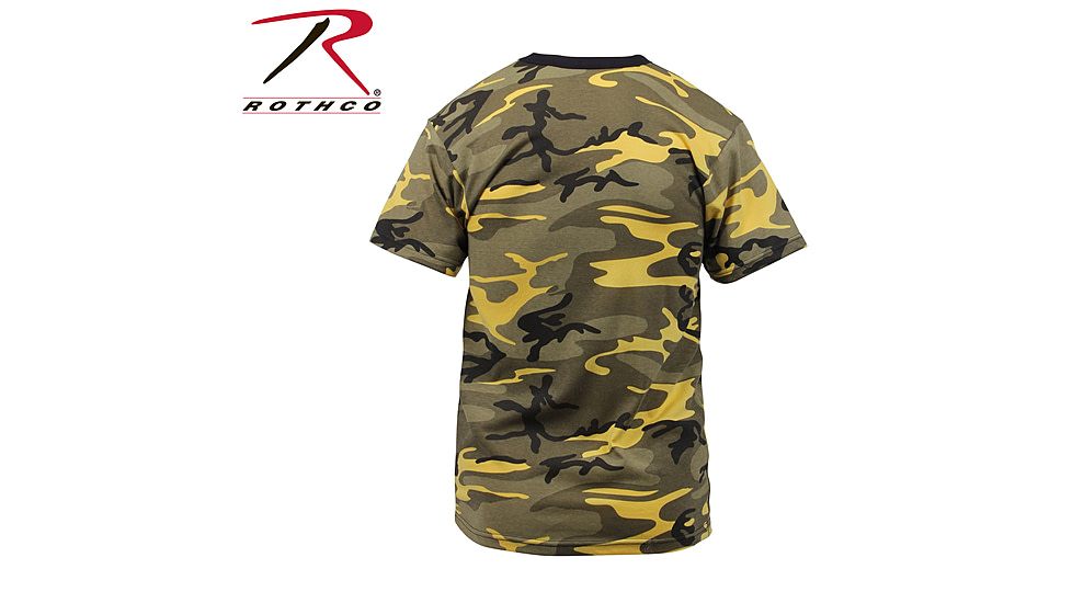 Rothco Camo T-Shirts, 6-Color Desert Camo, M, 6767-6-ColorDesertCamo-M