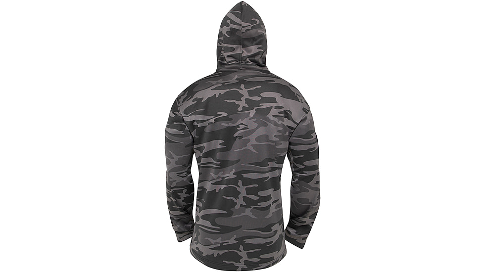 Rothco Concealed Carry Hoodie, 2XL, Black Camo, 6136-BlackCamo-2XL