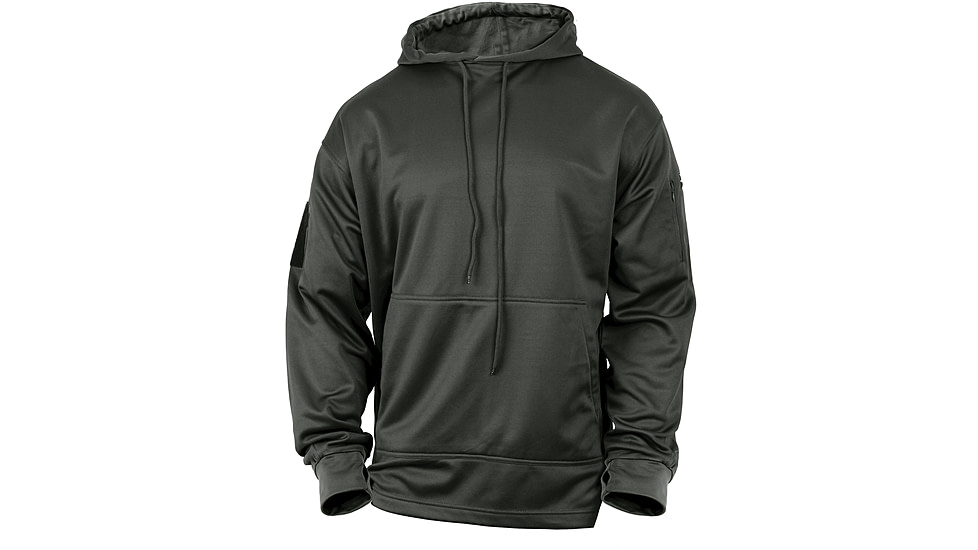 Rothco Concealed Carry Hoodie, Gun Metal Grey, XL, 2075-GunMetalGrey-XL