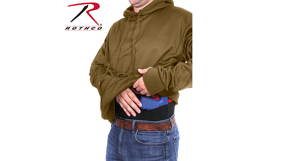 Rothco Concealed Carry Hoodie - Men's, Coyote Brown, Medium, 2081-CoyoteBrown-M