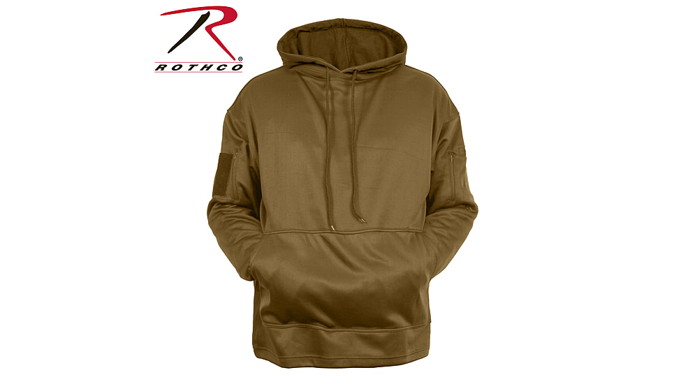 Rothco Concealed Carry Hoodie - Men's, Coyote Brown, Medium, 2081-CoyoteBrown-M
