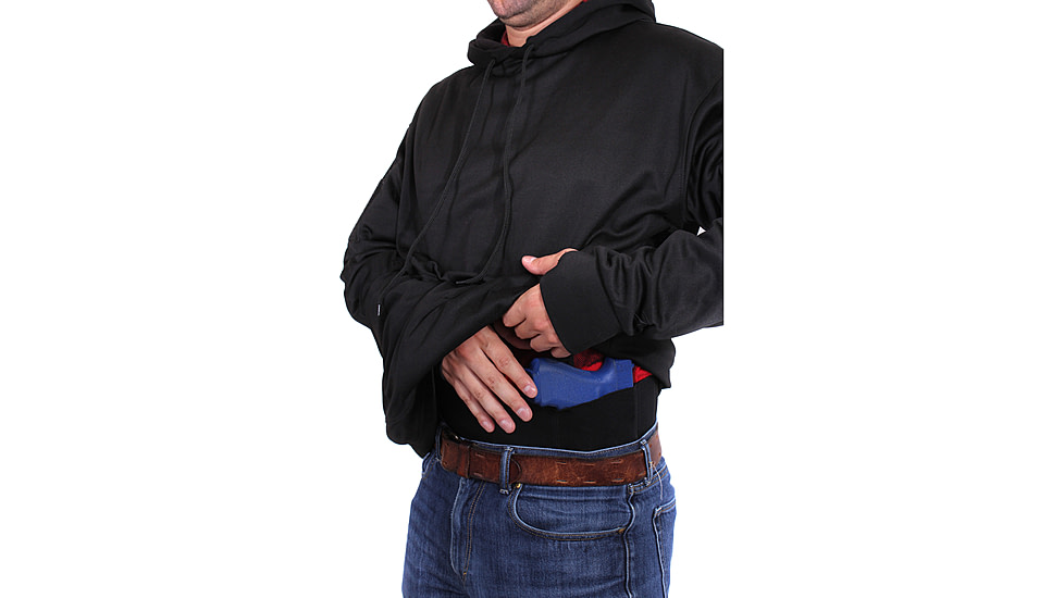 Rothco Concealed Carry Hoodie, Black, M, 2071-Black-M