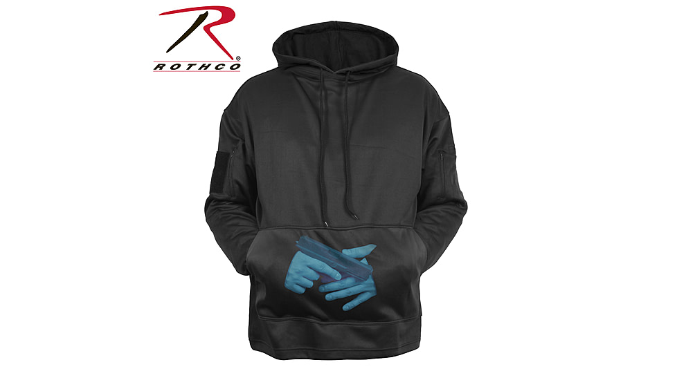 Rothco Concealed Carry Hoodie - Men's, Coyote Brown, Medium, 2081-CoyoteBrown-M