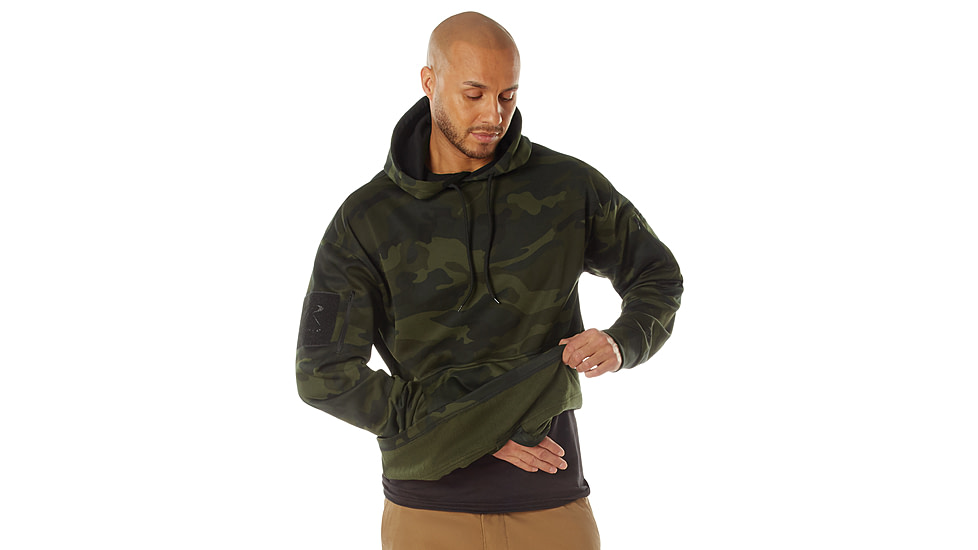 Rothco Concealed Carry Hoodie - Mens, 2XL, Camo, 12231-MidnightWoodlandCamo-2XL