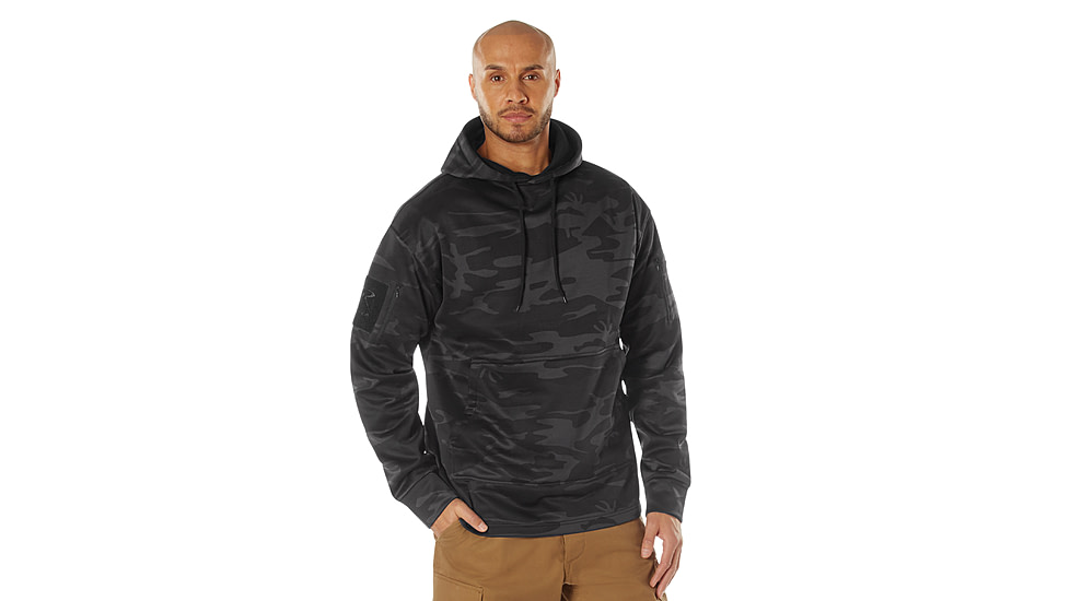 Rothco Concealed Carry Hoodie - Mens, 2XL, Midnight Black Camo, 12211-MidnightBlackCamo-2XL