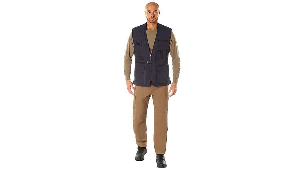 Rothco Concealed Carry Plainclothes Vest - Mens, Midnight Navy Blue, 2XL, 613902038615