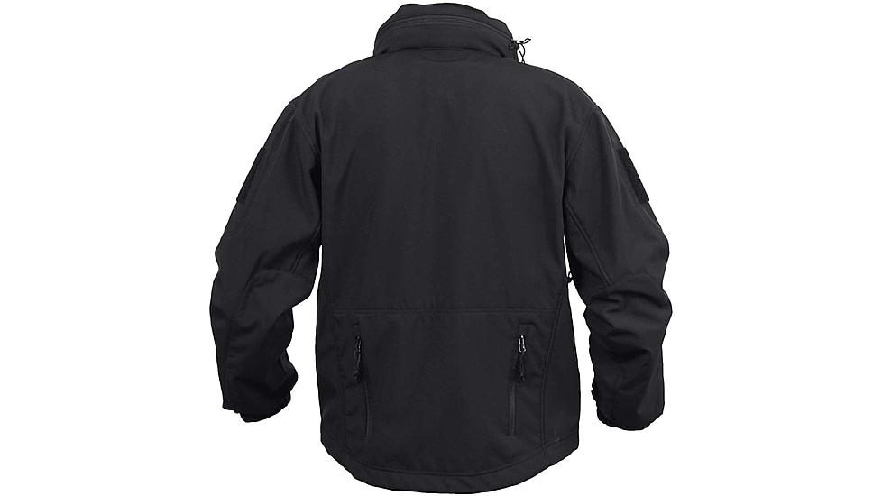 Rothco Concealed Carry Soft Shell Jacket, Black, 5XL, 55389-Black-5XL