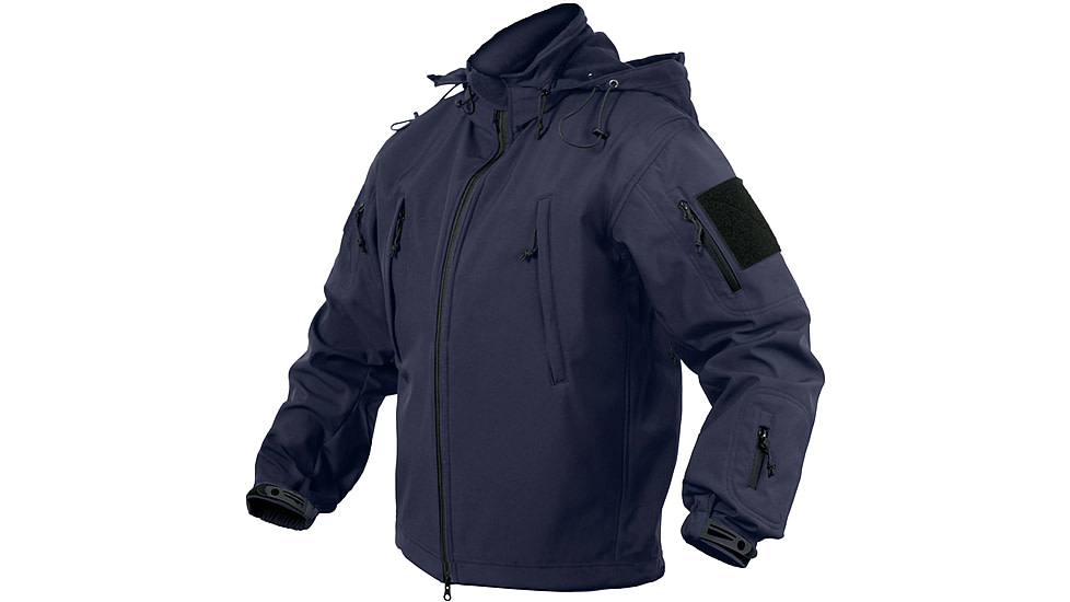 Rothco Concealed Carry Soft Shell Jacket - Mens, Midnight Navy Blue, Small, 56385-MidnightNavyBlue-S