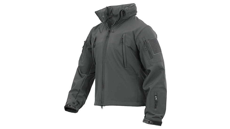 Rothco Concealed Carry Soft Shell Jacket - Men's, Gunmetal Grey, Large, 55785-GunmetalGrey-L