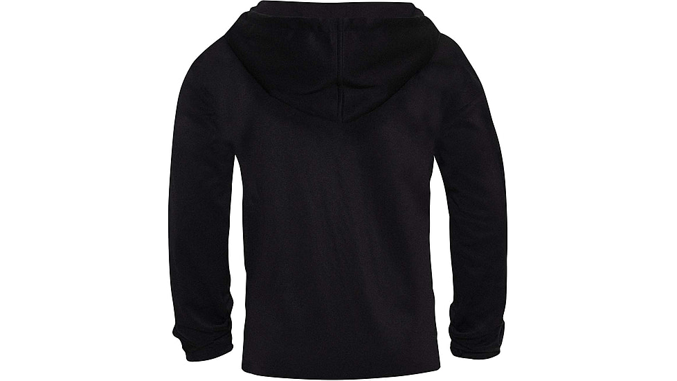 Rothco Concealed Carry Zippered Hoodie - Mens, Black, Small, 6071-S